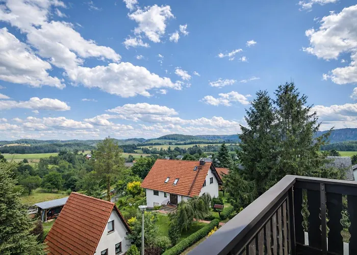 B8 Urlaubsmagie Bergsteigerwohnung Mit Balkon Mit Aussicht Aufs Elbsandsteingebirge Appartement Sebnitz